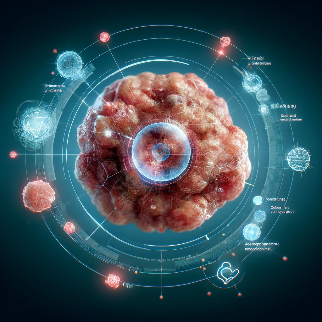 Tumor with surrounding data points